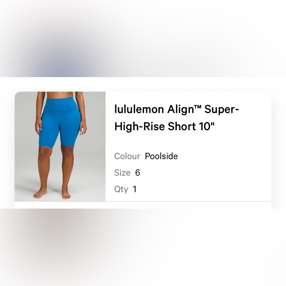 Lululemon Align Super-High-Rise Short 10" - Picture 4 of 7
